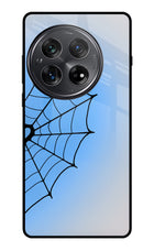 Blue Web Oneplus 12 Glass Case