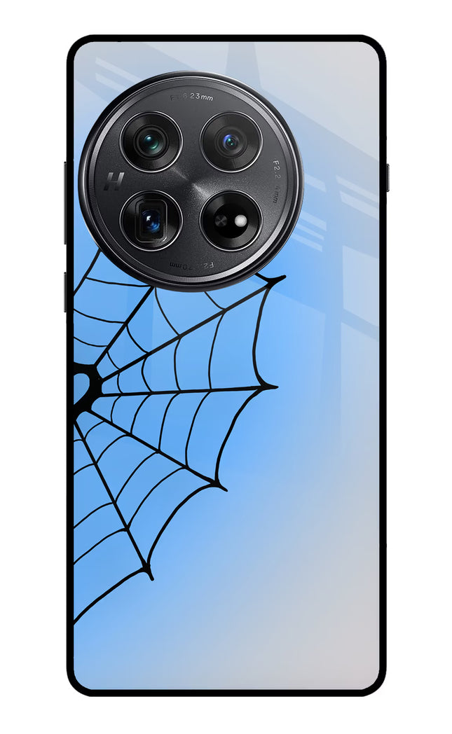 Blue Web Oneplus 12 Glass Case