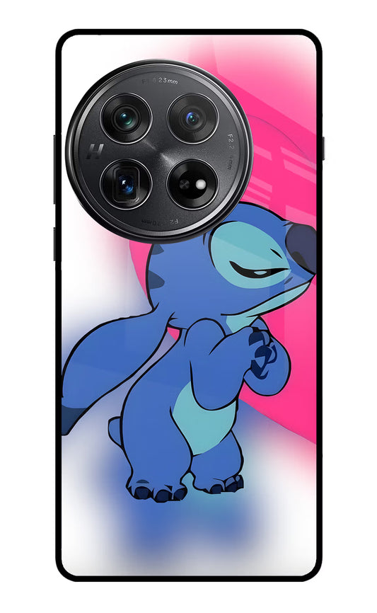 Stitch Hug Oneplus 12 Glass Case