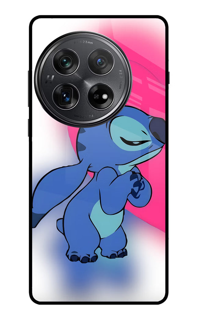Stitch Hug Oneplus 12 Glass Case