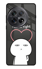 You're Right Oneplus 12 Glass Case