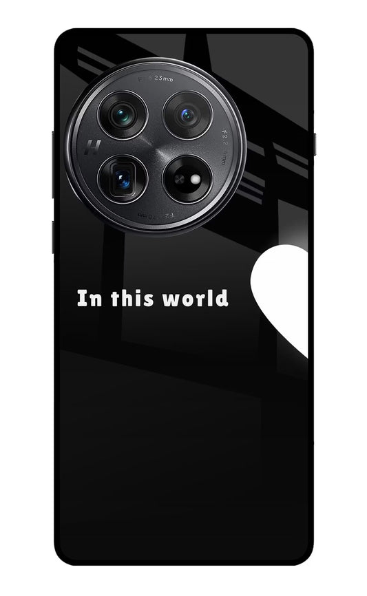 This World Oneplus 12 Glass Case