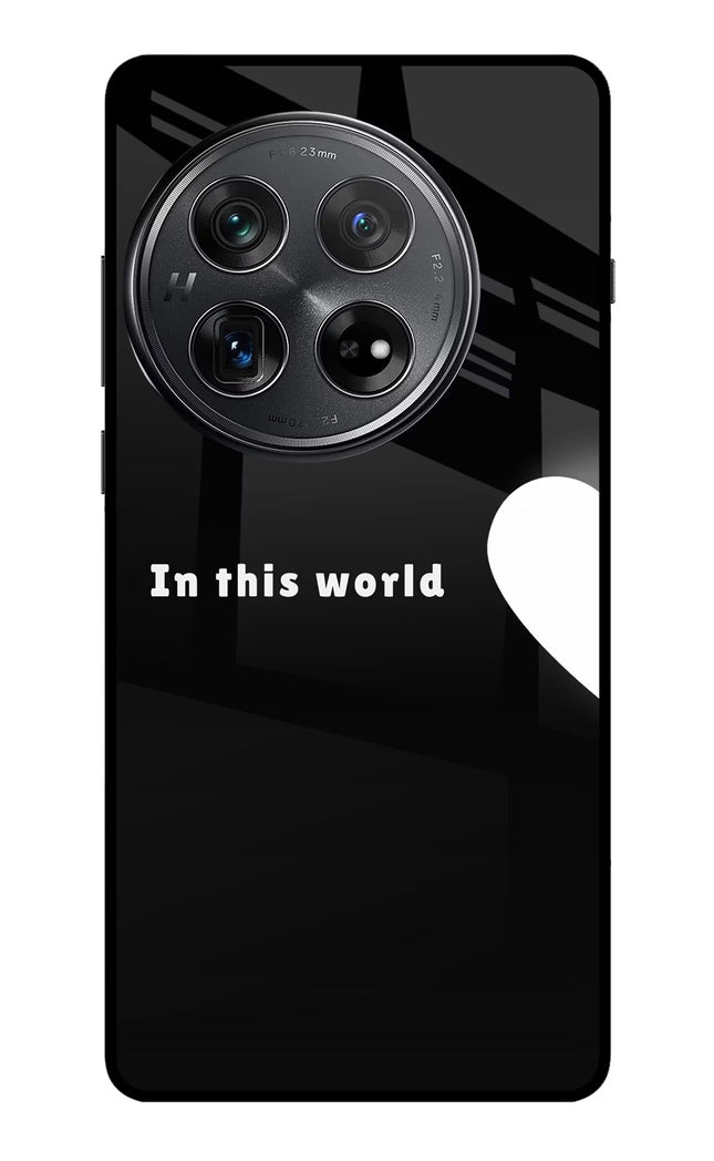 This World Oneplus 12 Glass Case