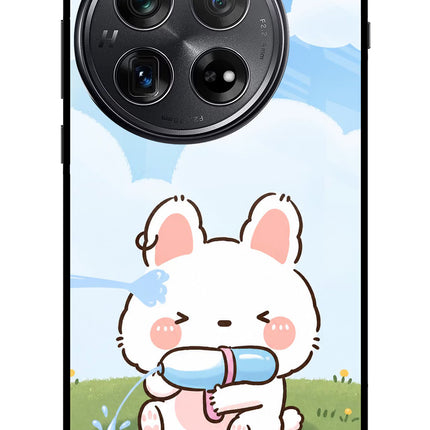 Bunny Treat Oneplus 12 Glass Case