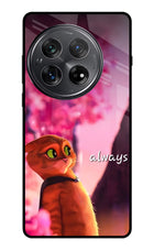 Always Cat Oneplus 12 Glass Case
