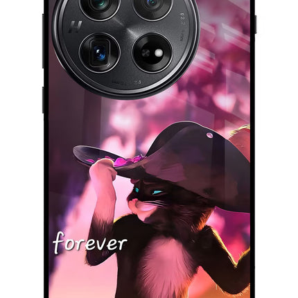 Forever Cat Oneplus 12 Glass Case