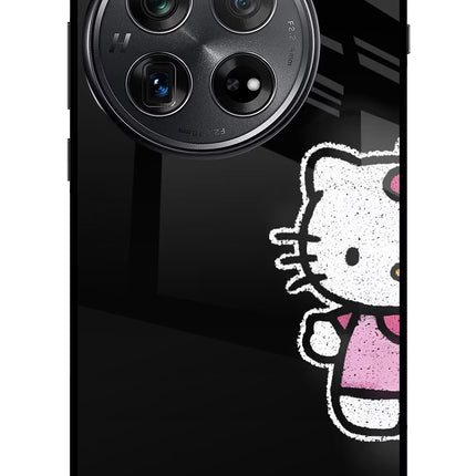 Kitty Charm Oneplus 12 Glass Case
