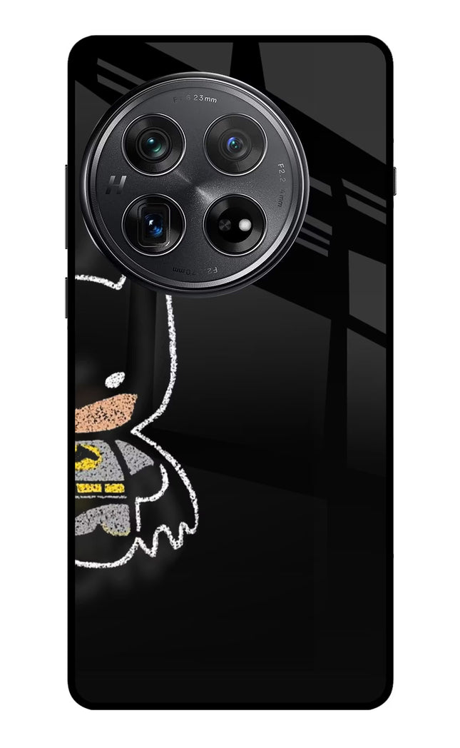 Bat Kitty Oneplus 12 Glass Case