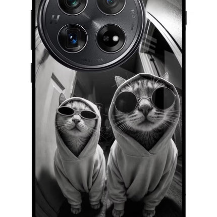 Hood Cats Oneplus 12 Glass Case