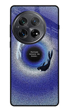 Dark Koi Oneplus 12 Glass Case Back Cover by Casekaro
