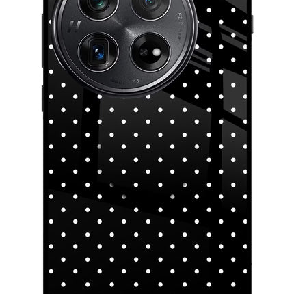 White Dots Oneplus 12 Glass Case