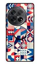 Colorful Pattern Oneplus 12 Glass Case