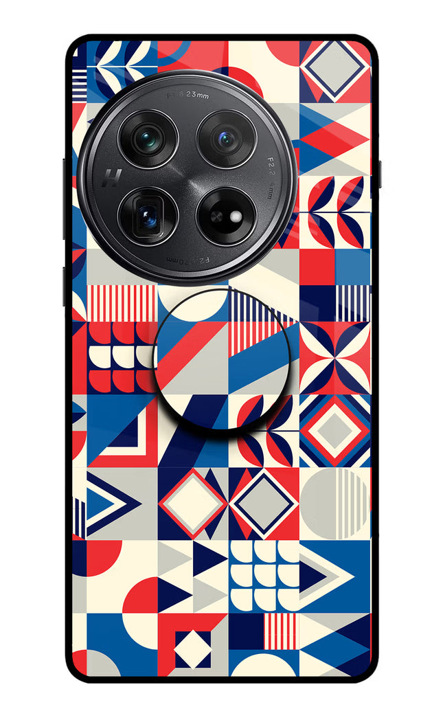 Colorful Pattern Oneplus 12 Glass Case
