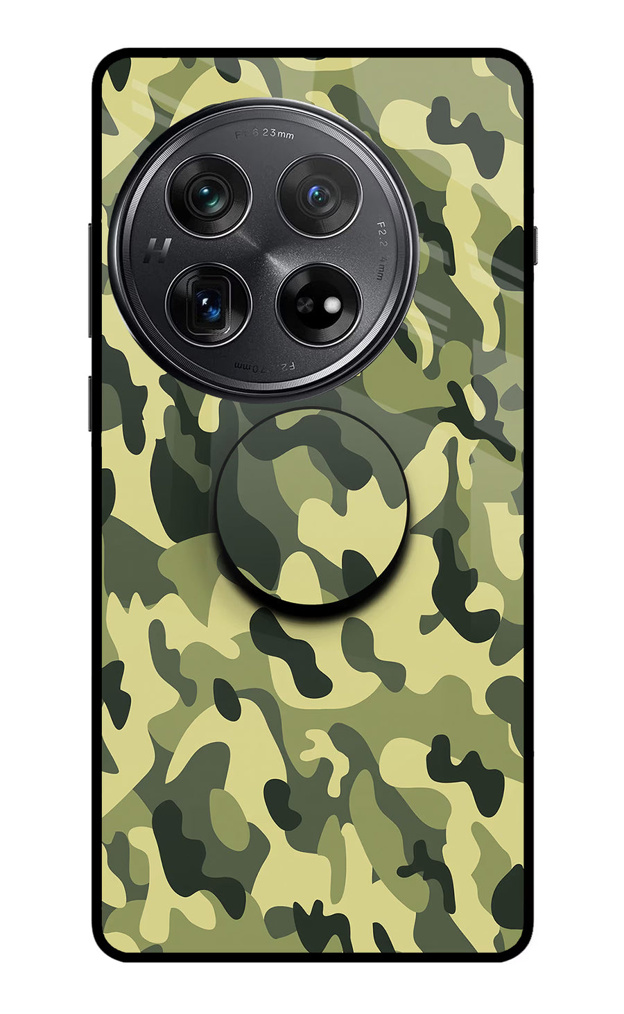 Camouflage Oneplus 12 Pop Case, Glass case