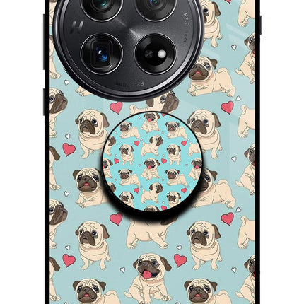 Pug Dog Oneplus 12 Glass Case