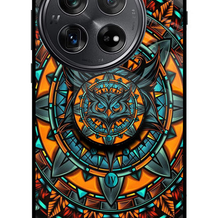 Angry Owl Oneplus 12 Glass Case
