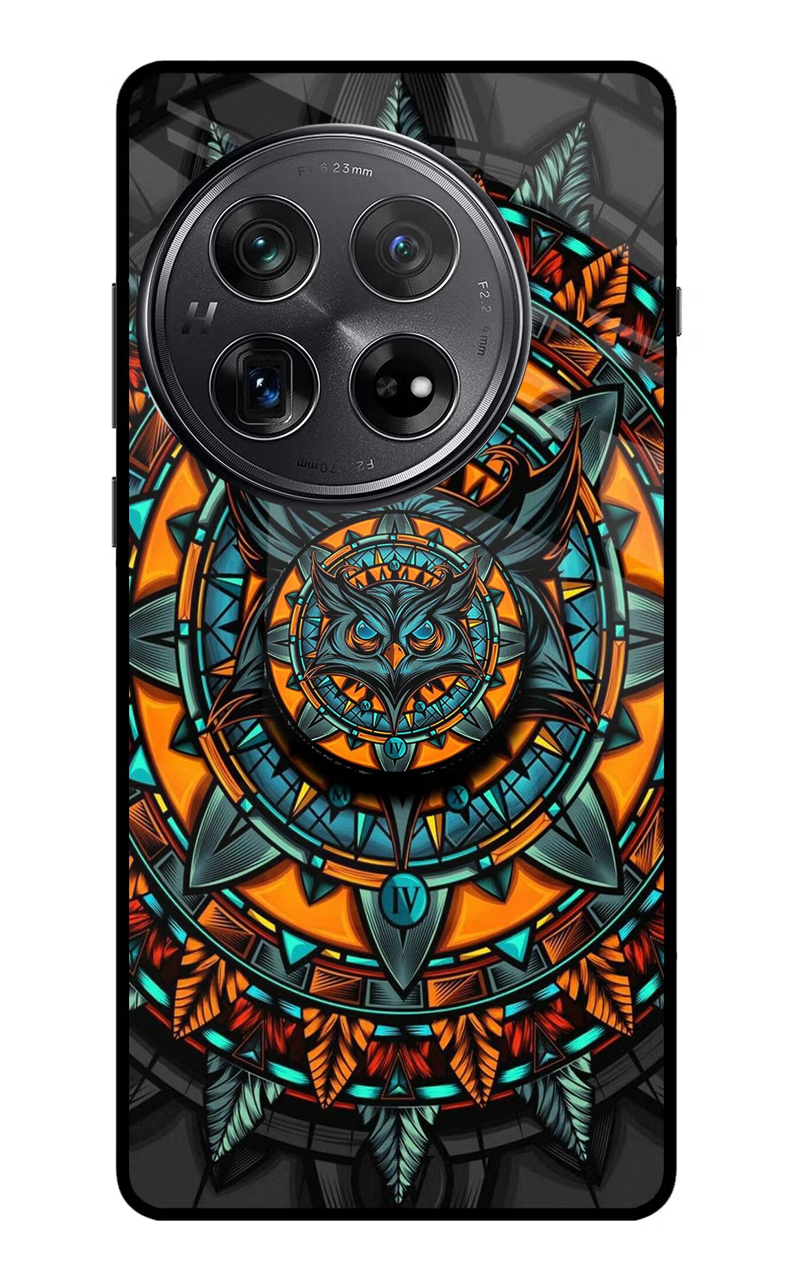 Angry Owl Oneplus 12 Glass Case