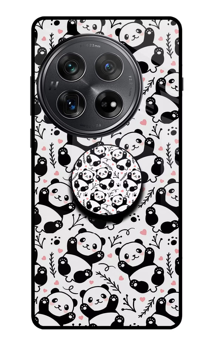 Cute Panda Oneplus 12 Pop Case, Glass case