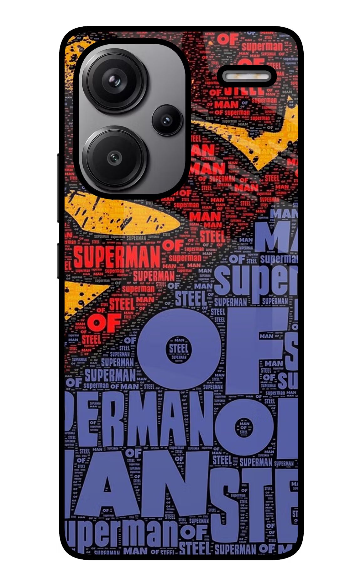 Superman Redmi Note 13 Pro+ 5G Glass Case Back Cover by Casekaro