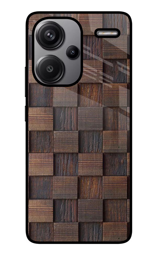 Wooden Cube Design Redmi Note 13 Pro+ 5G Glass Case