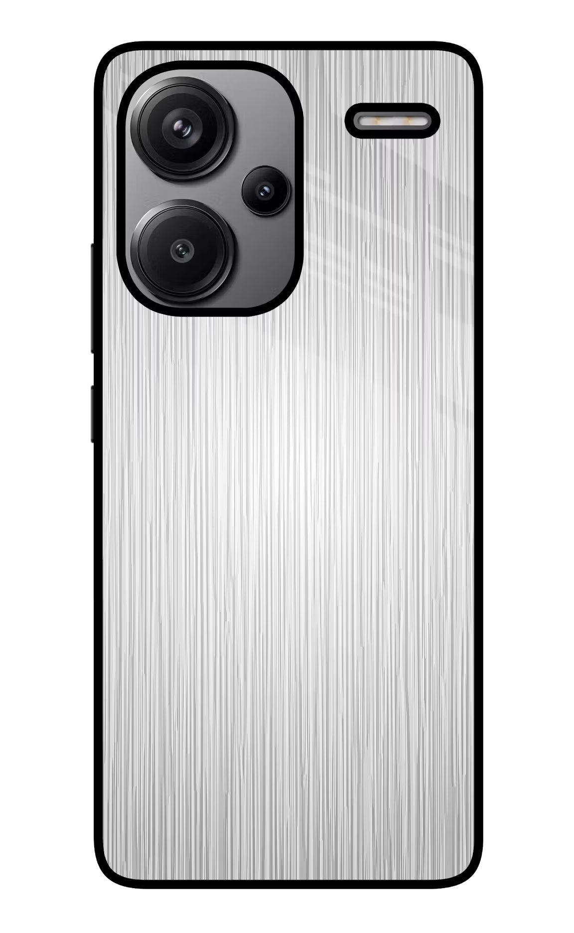 Wooden Grey Texture Redmi Note 13 Pro+ 5G Glass Case Back Cover by Casekaro