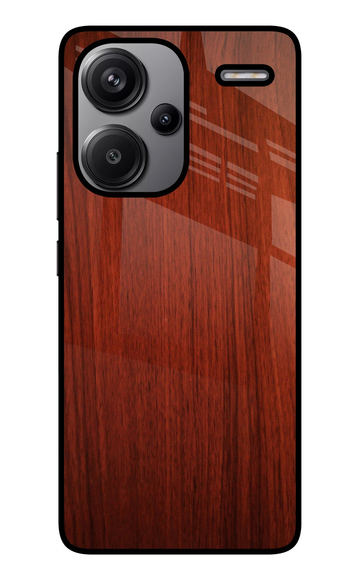 Wooden Plain Pattern Redmi Note 13 Pro+ 5G Back Cover