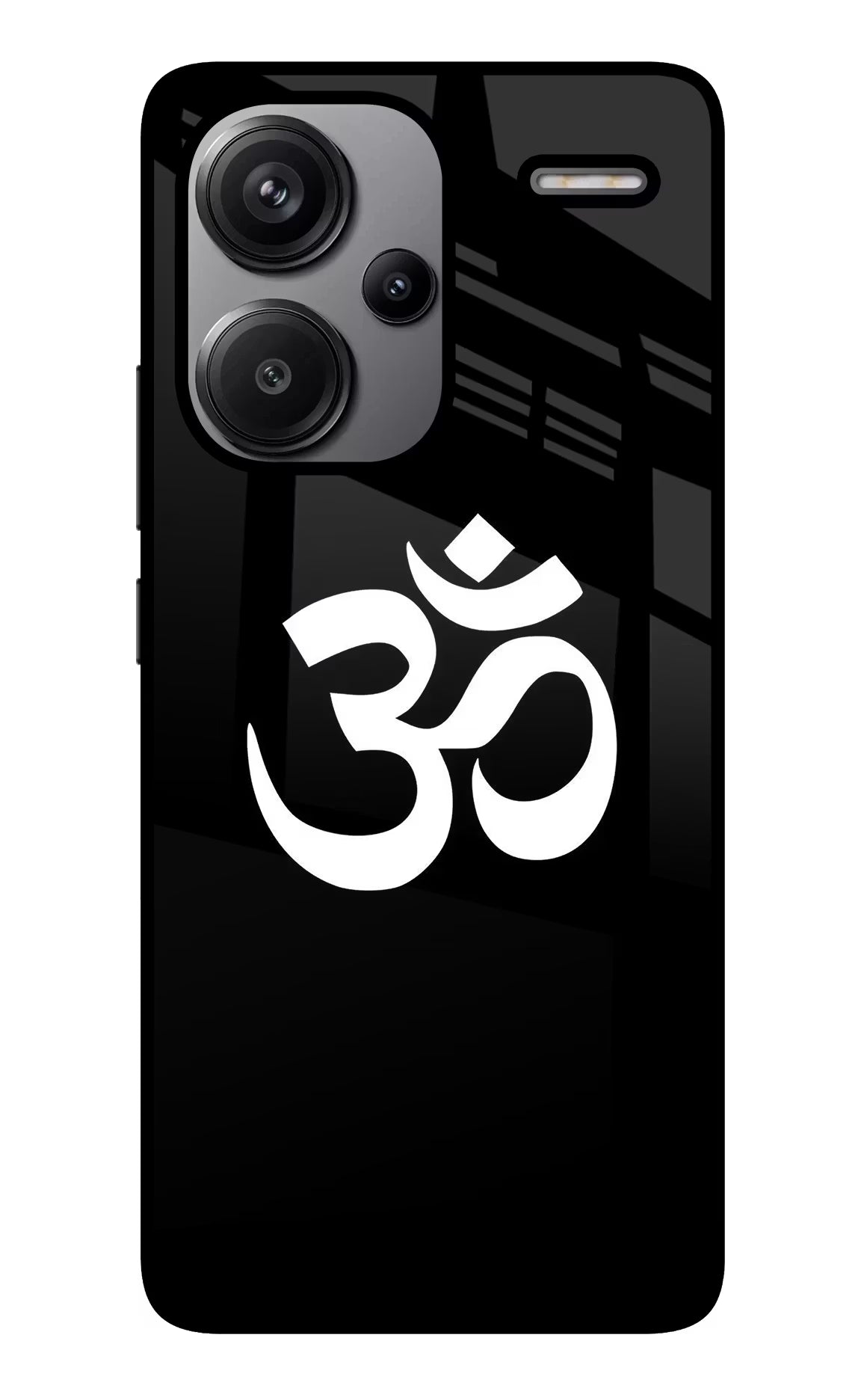 Om Redmi Note 13 Pro+ 5G Glass Case Back Cover by Casekaro