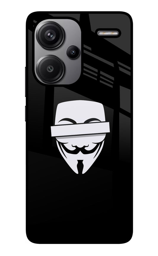 Anonymous Face Redmi Note 13 Pro+ 5G Glass Case