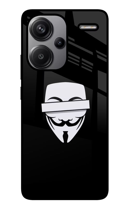 Anonymous Face Redmi Note 13 Pro+ 5G Glass Case