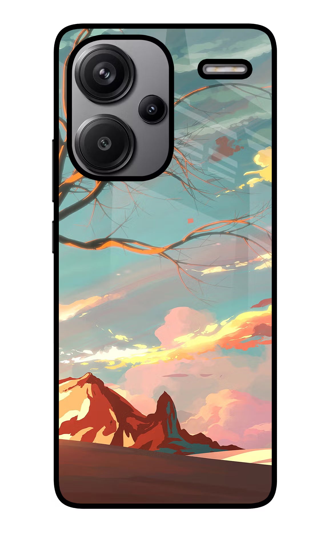 Scenery Redmi Note 13 Pro+ 5G Glass Case Back Cover by Casekaro