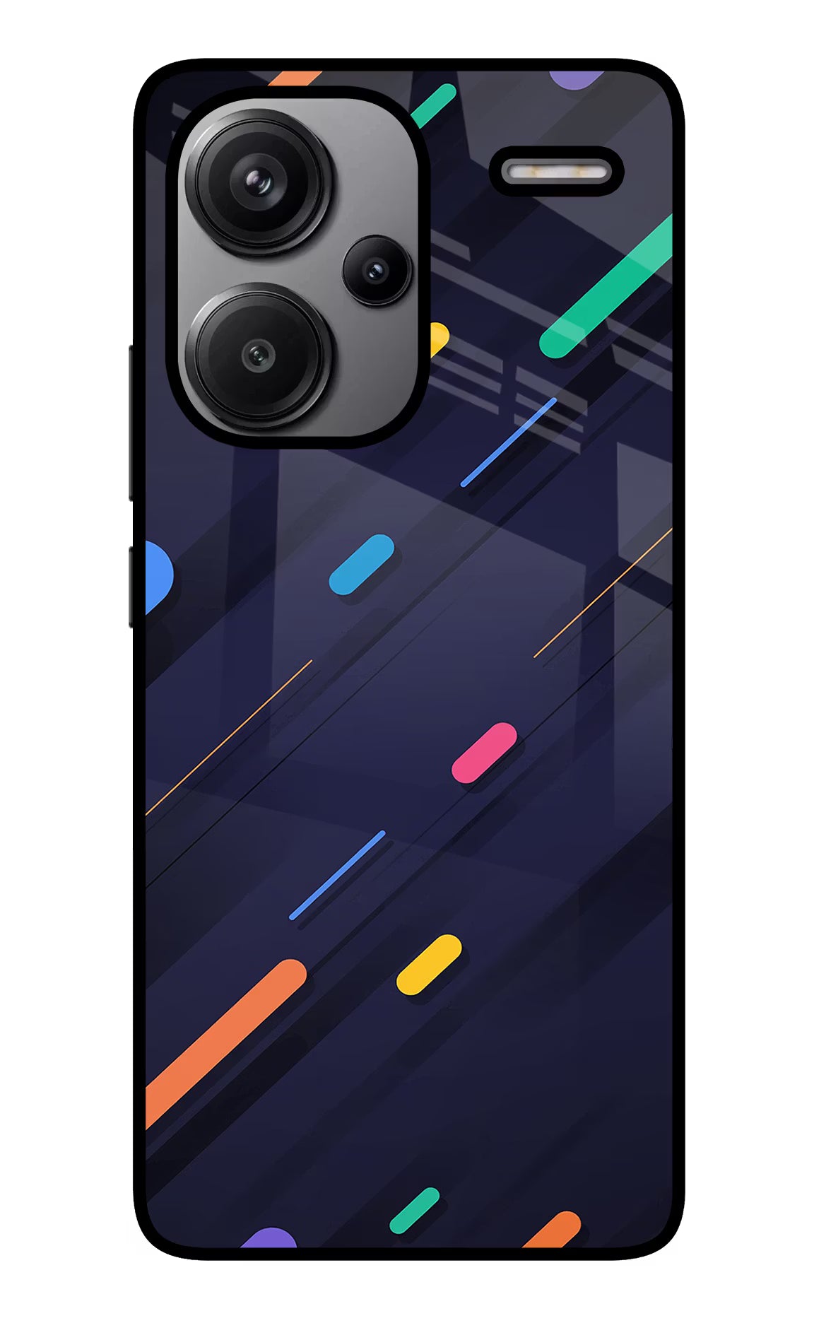 Abstract Design Redmi Note 13 Pro+ 5G Glass Case Back Cover by Casekaro