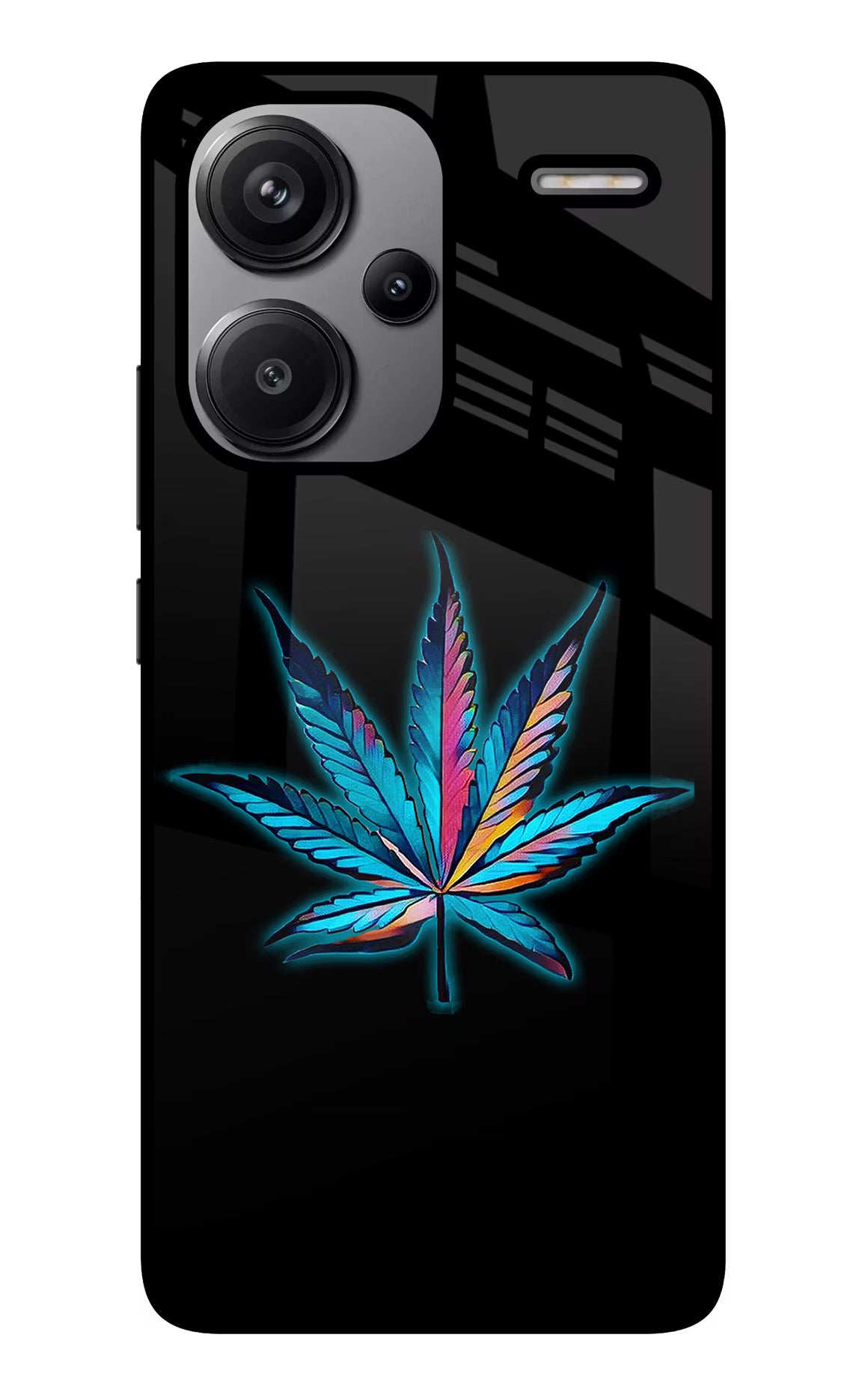 Weed Redmi Note 13 Pro+ 5G Glass Case Back Cover by Casekaro