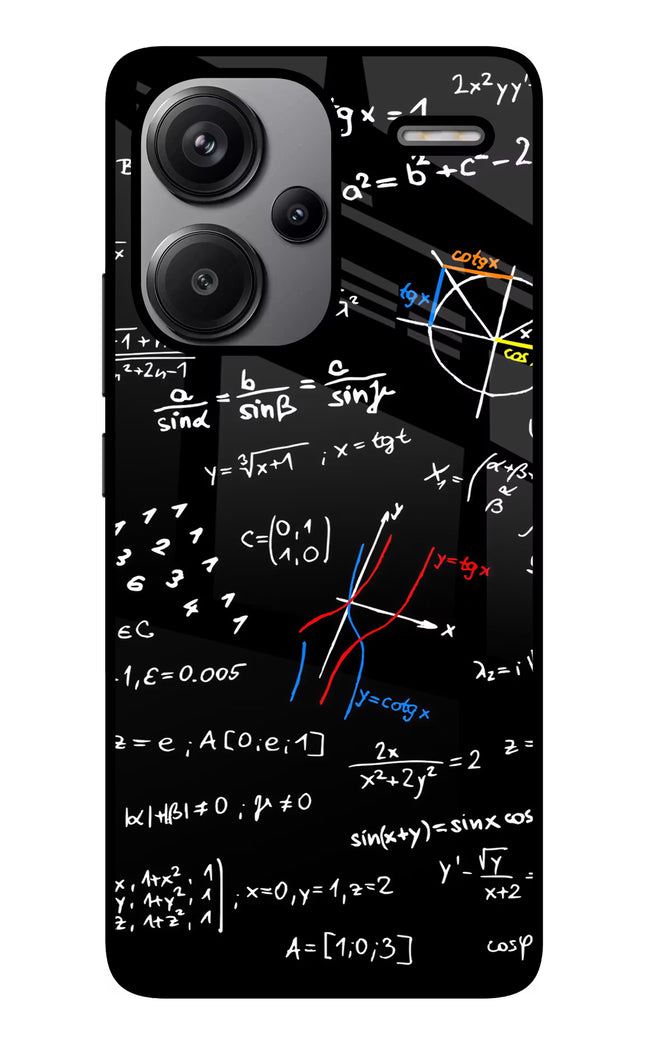 Mathematics Formula Redmi Note 13 Pro+ 5G Glass Case