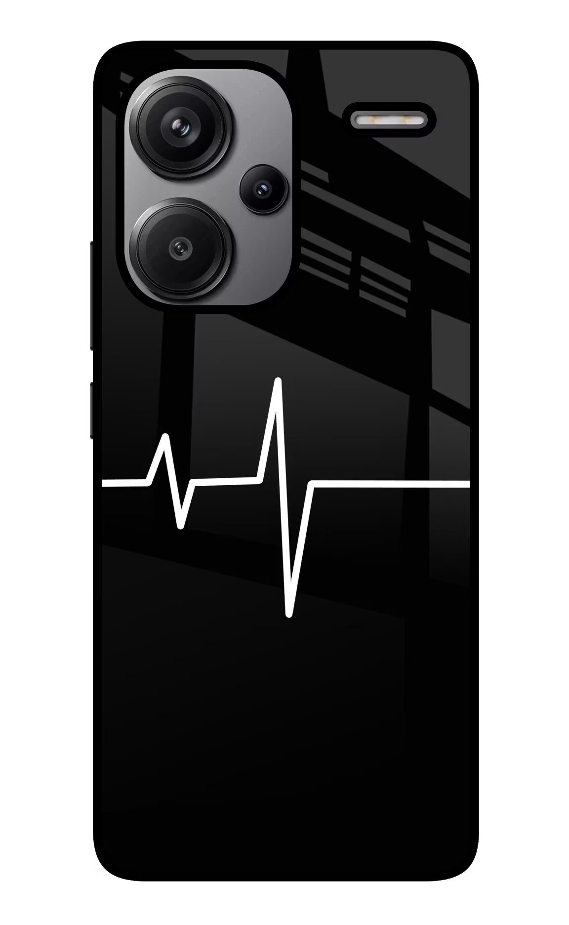 Heart Beats Redmi Note 13 Pro+ 5G Glass Case Back Cover by Casekaro