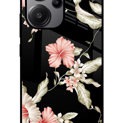 Flowers Redmi Note 13 Pro+ 5G Glass Case