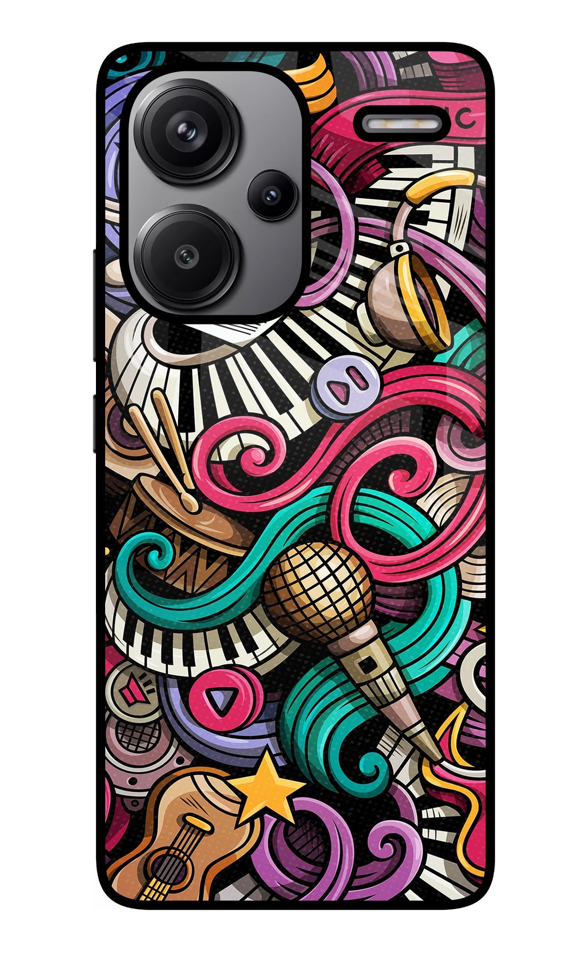 Music Abstract Redmi Note 13 Pro+ 5G Back Cover