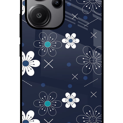 Flowers Redmi Note 13 Pro+ 5G Glass Case