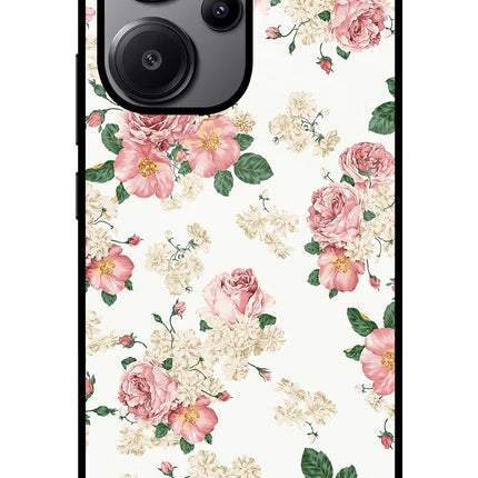 Flowers Redmi Note 13 Pro+ 5G Glass Case