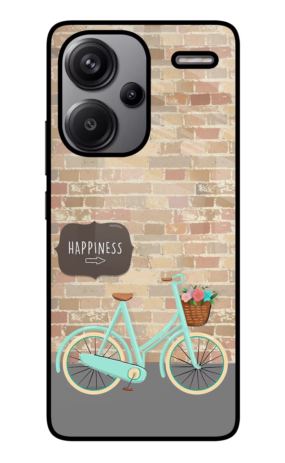 Happiness Artwork Redmi Note 13 Pro+ 5G Glass Case Back Cover by Casekaro
