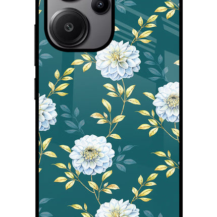Flowers Redmi Note 13 Pro+ 5G Glass Case