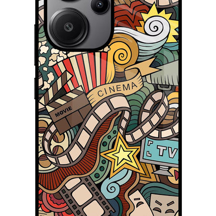 Cinema Abstract Redmi Note 13 Pro+ 5G Glass Case