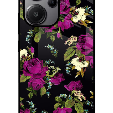 Flowers Redmi Note 13 Pro+ 5G Glass Case