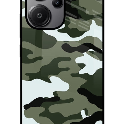 Camouflage Redmi Note 13 Pro+ 5G Glass Case