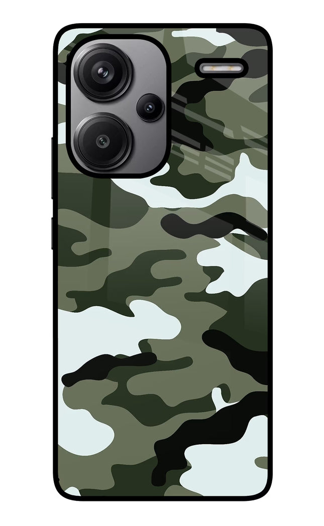Camouflage Redmi Note 13 Pro+ 5G Glass Case