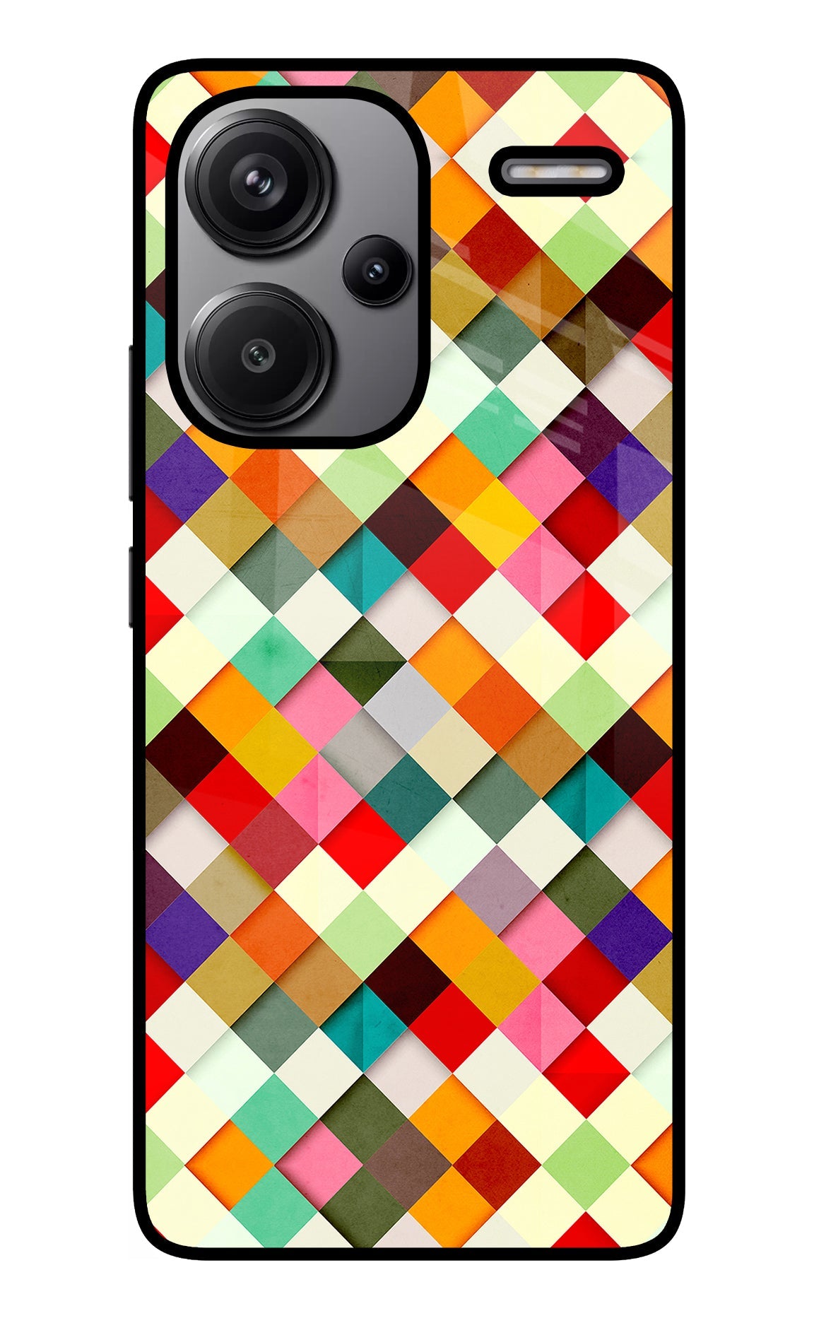 Geometric Abstract Colorful Redmi Note 13 Pro+ 5G Back Cover