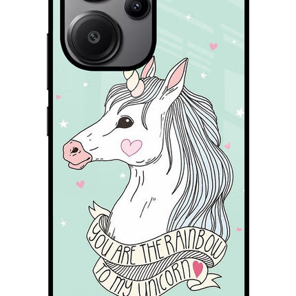 Unicorn Wallpaper Redmi Note 13 Pro+ 5G Glass Case