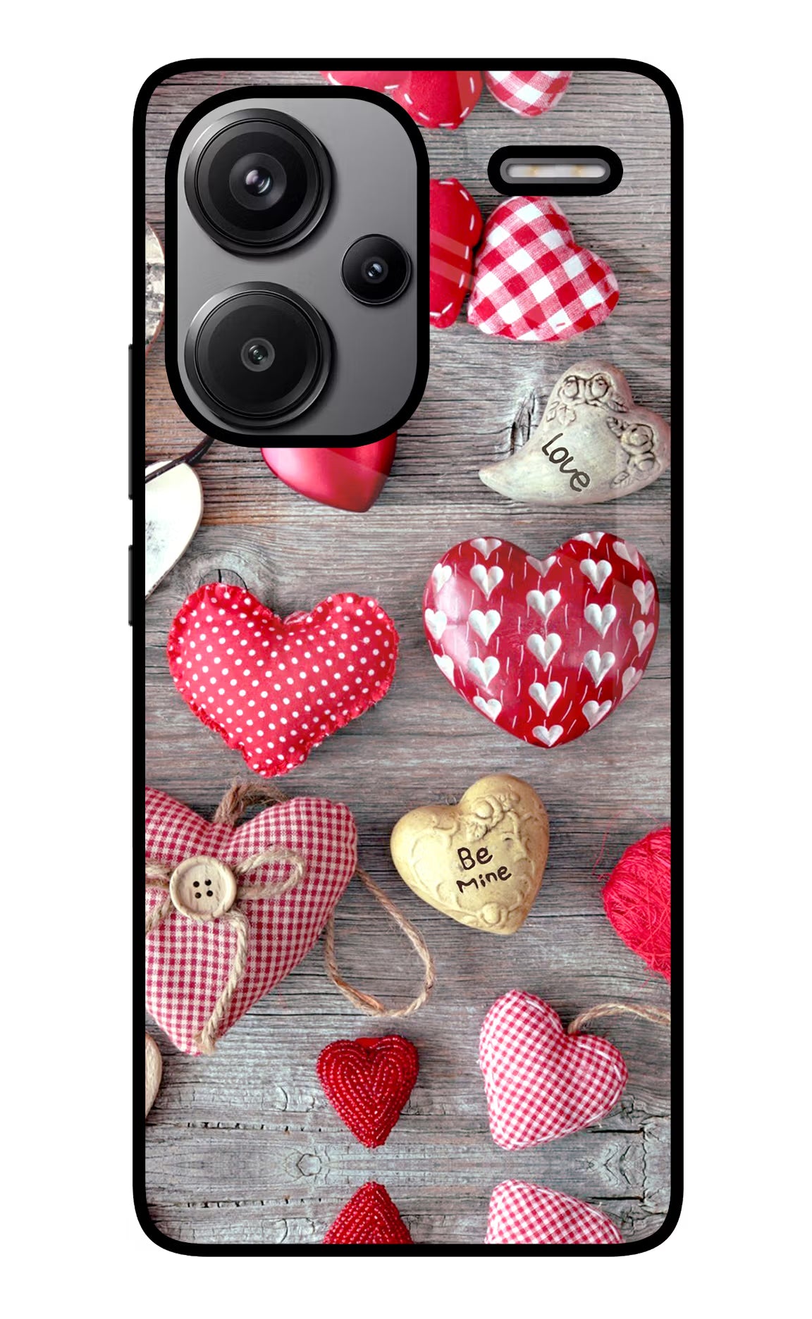 Love Wallpaper Redmi Note 13 Pro+ 5G Glass Case Back Cover by Casekaro
