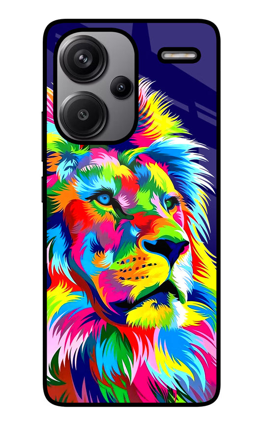 Vector Art Lion Redmi Note 13 Pro+ 5G Glass Case
