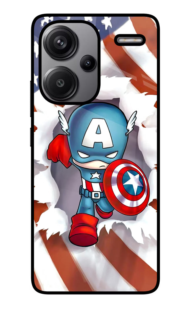 Captain America Redmi Note 13 Pro+ 5G Glass Case