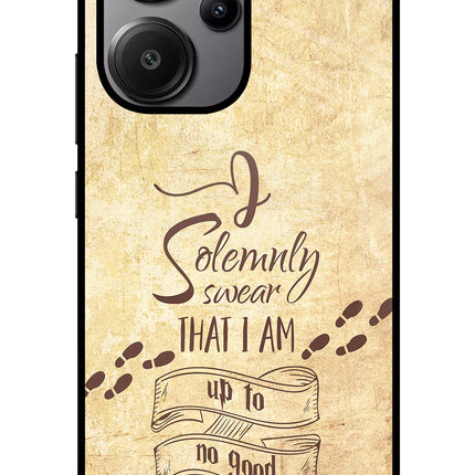 I Solemnly swear that i up to no good Redmi Note 13 Pro+ 5G Glass Case